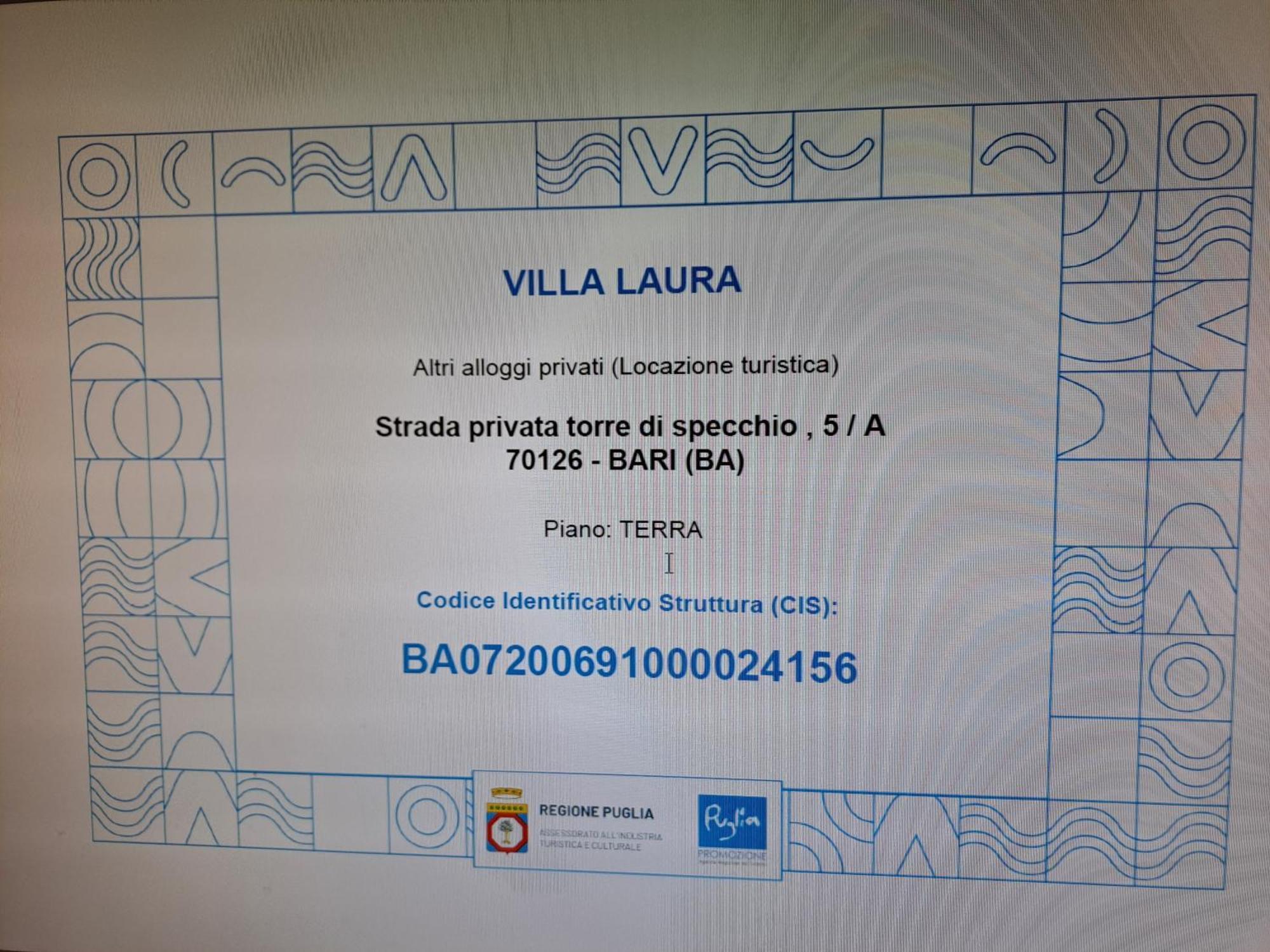Villa Laura Μπάρι Εξωτερικό φωτογραφία